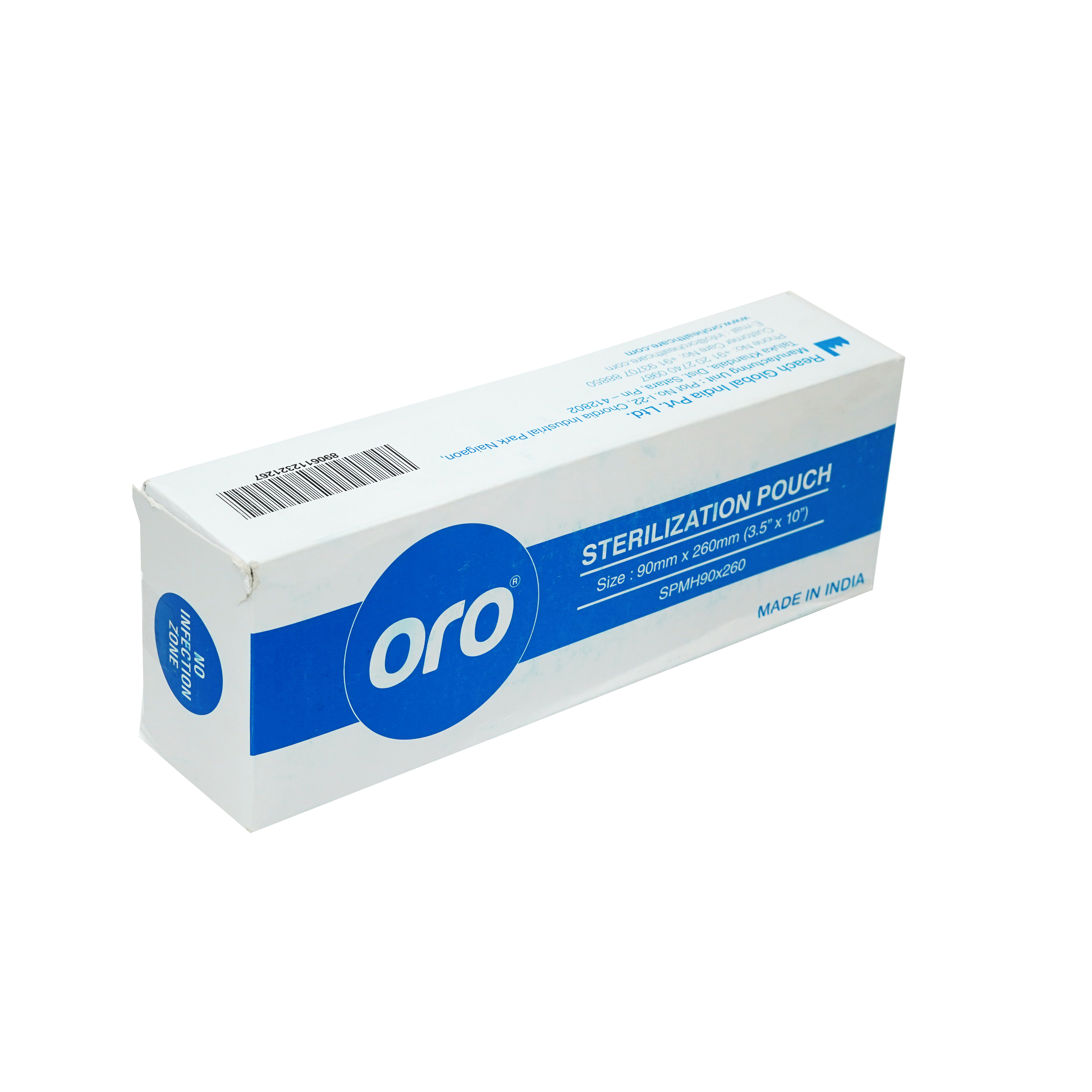 ORO Sterilization Pouches 3.5x10 (90mmx260mm)